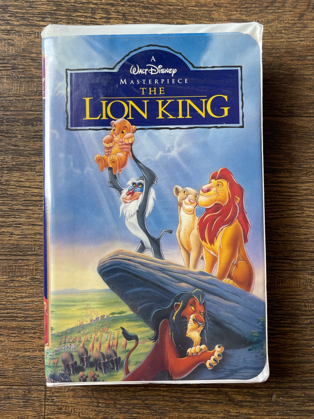 Disney The Lion King VHS Black Diamond Masterpiece Collection Clamshell 1995